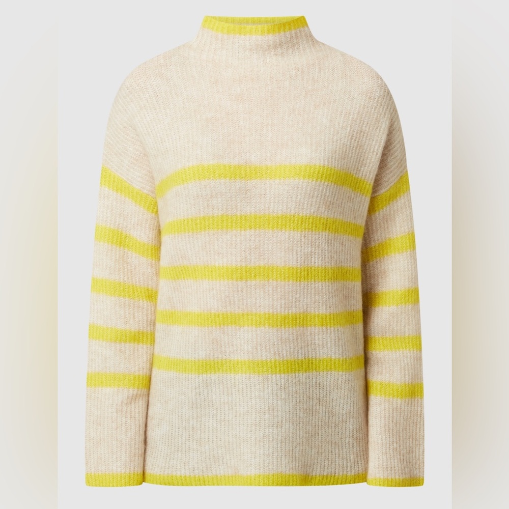 Anthropologie Second Female Copenhagen Striped Mohair Sweater S Cozy Spring